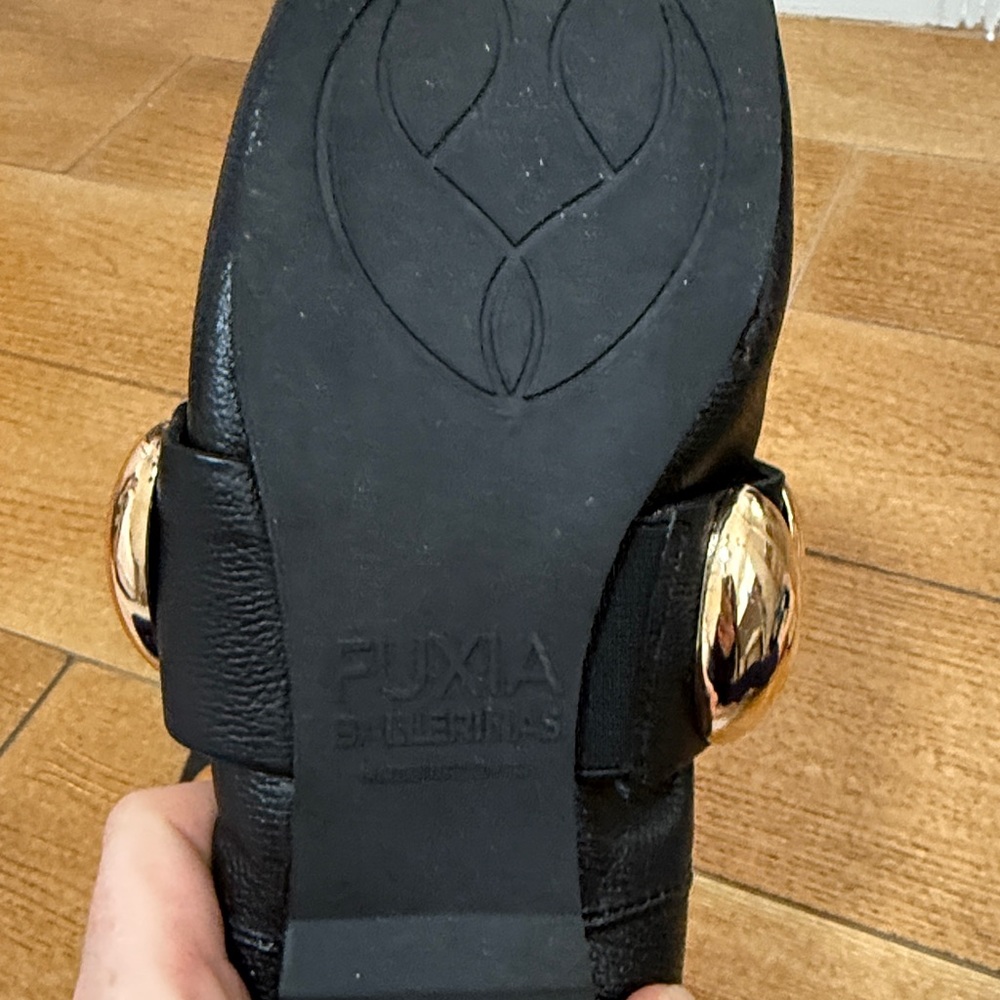 FUXIA Ballerinas - flat ballerina shoes with gold details - Picture 4 of 7